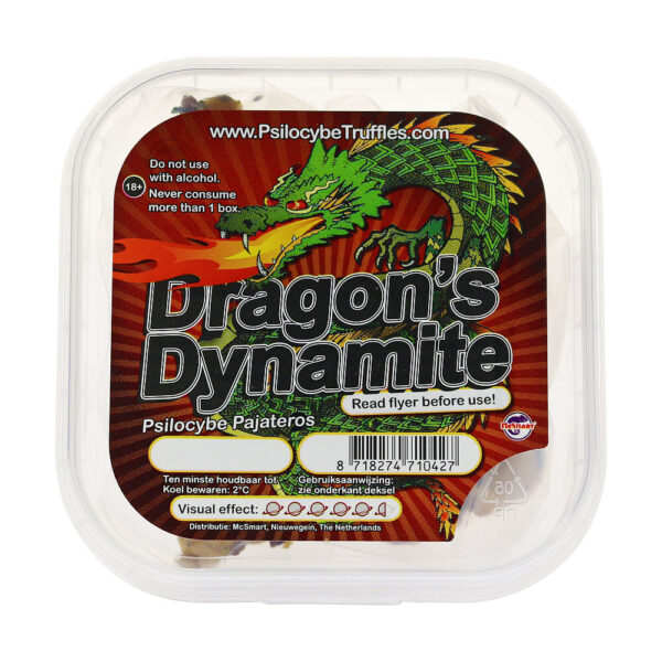 Dragons Dynamite magic truffels voorkant doosje