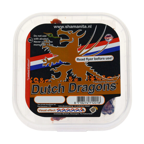Dutch Dragons magic truffels voorkant doosje